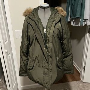 Old Navy | winter jacket | olive green | large